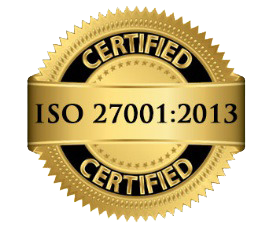 ISO 27001:2013 Certified Company