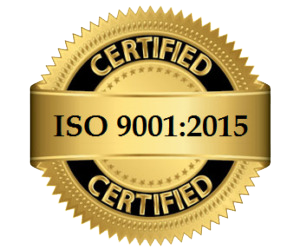 ISO 9001:2015 Certified Company